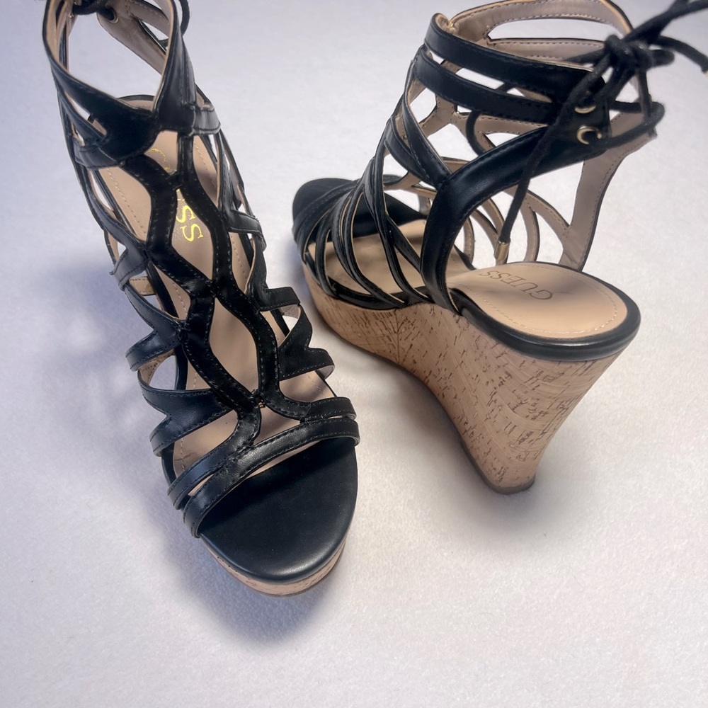 Guess Strappy Wedge Sandals size 8